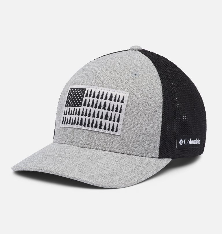 columbia mesh tree flag ball cap