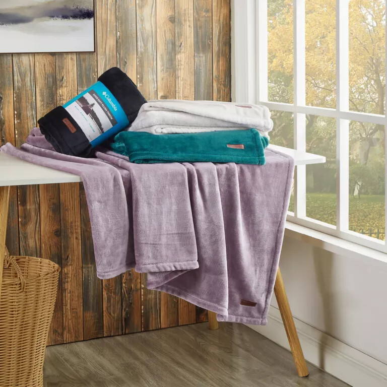 columbia pluche plaid