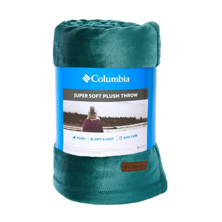 columbia pluche plaid