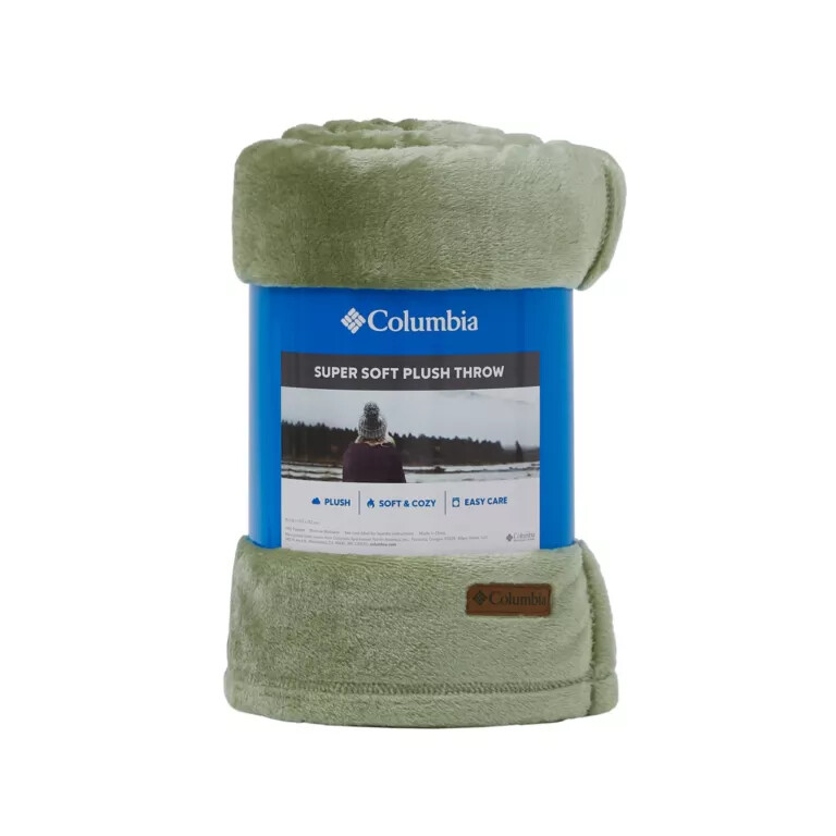 columbia pluche plaid