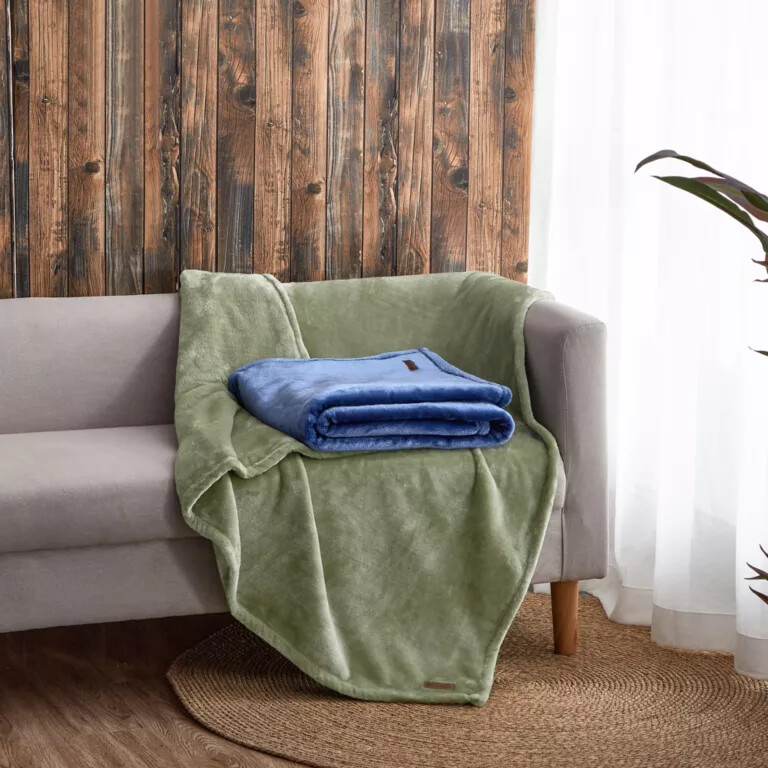 columbia pluche plaid