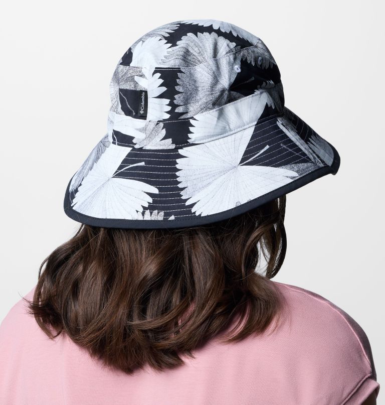 dameszonnehoed met diamond crest-print