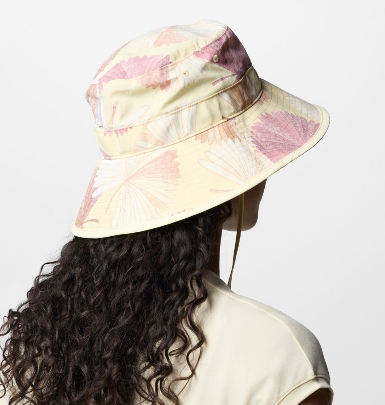 dameszonnehoed met diamond crest-print