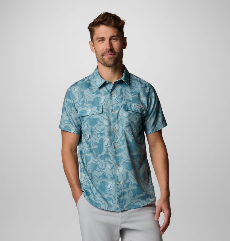 heren pfg uncharted bedrukt t-shirt met korte mouwen
