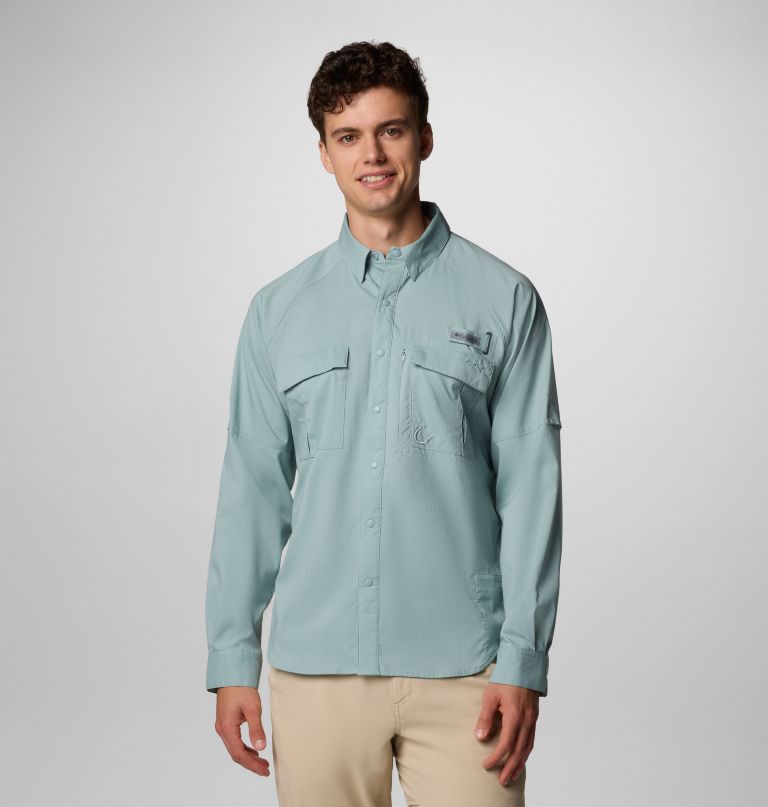 heren pfg shadowcaster zero shirt met lange mouwen