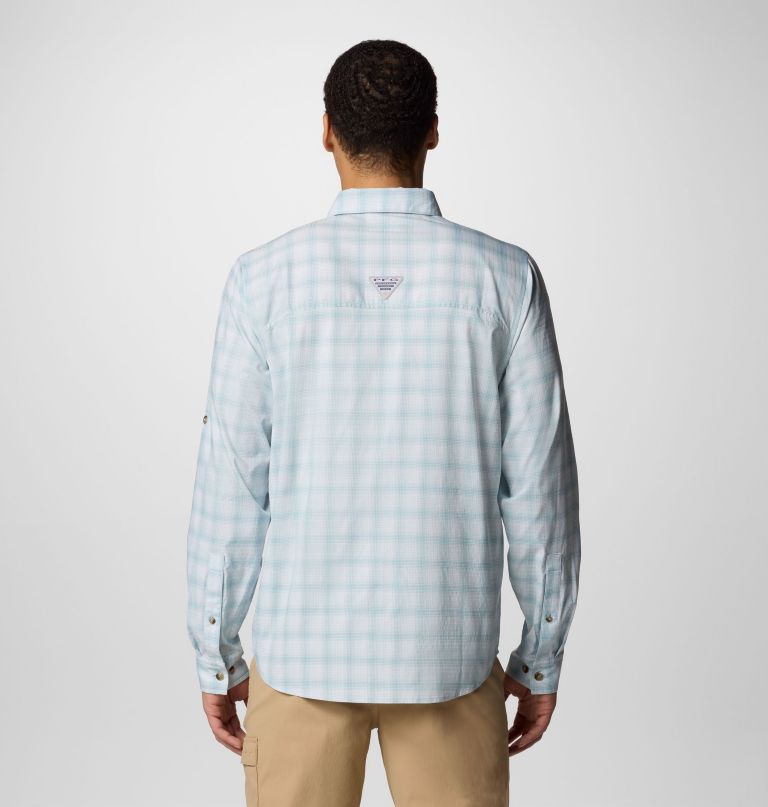heren pfg wild cast performance yarn dye shirt met lange mouwen