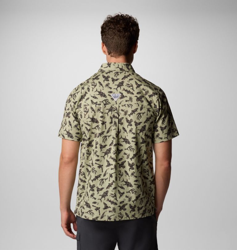 heren pfg wild cast camp shirt
