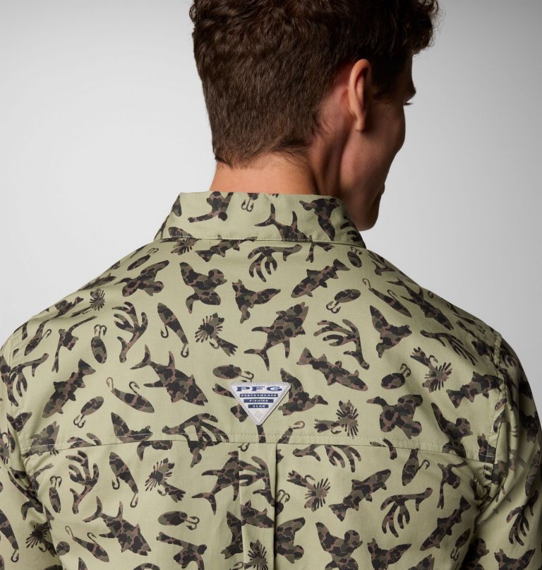 heren pfg wild cast camp shirt