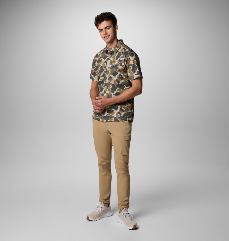 heren pfg wild cast camp shirt