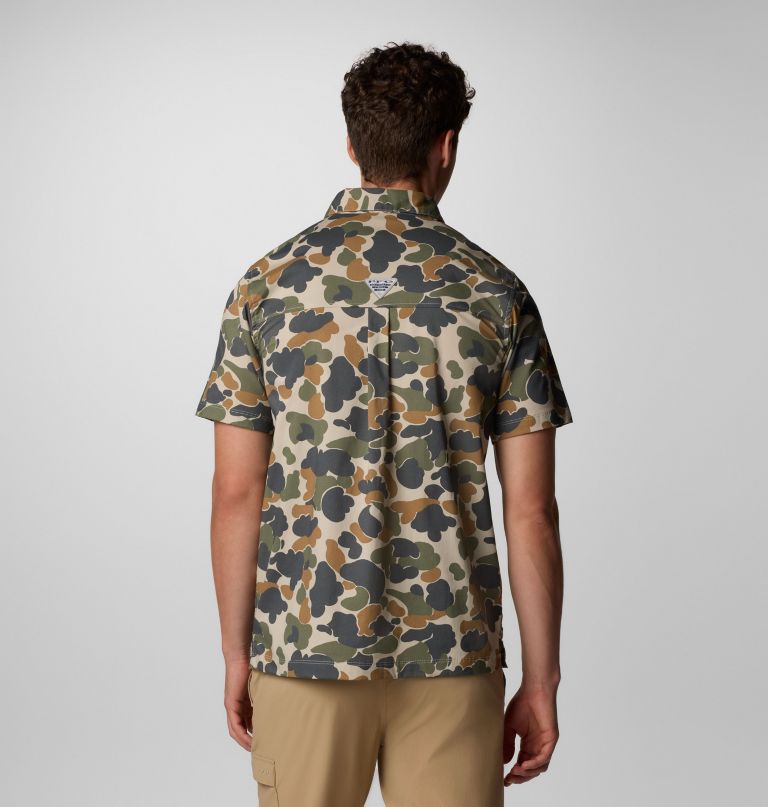 heren pfg wild cast camp shirt