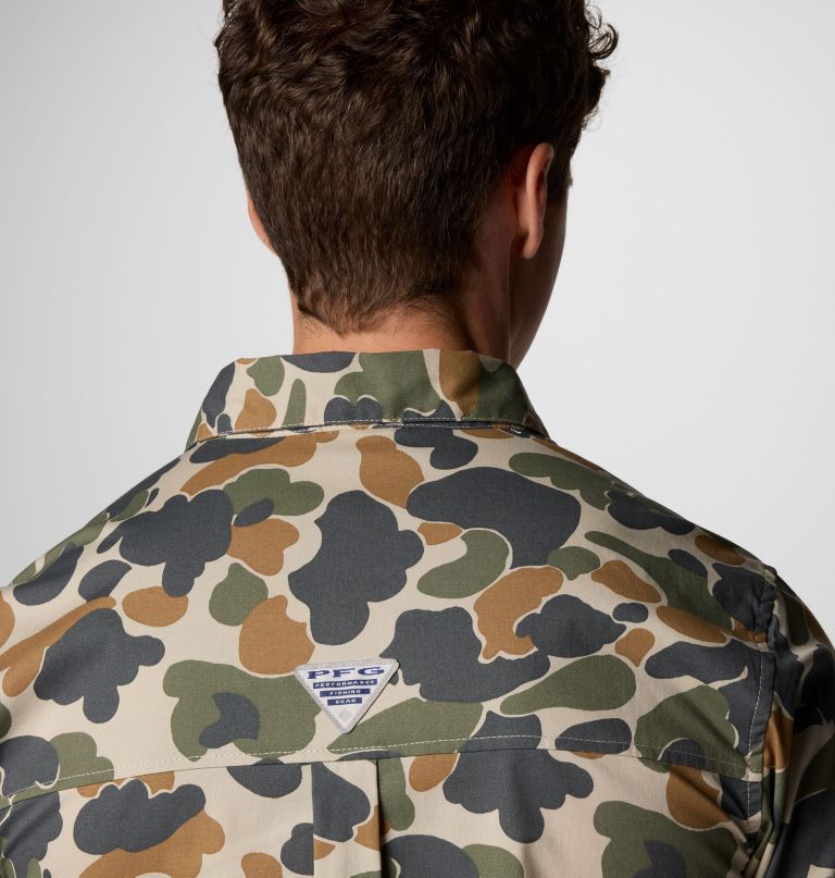 heren pfg wild cast camp shirt