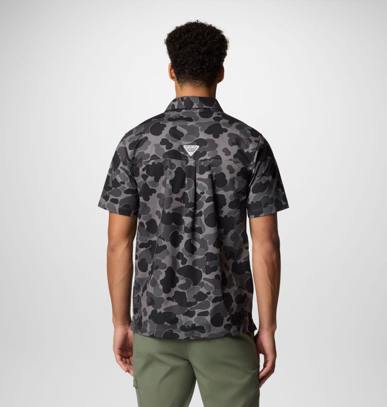 heren pfg wild cast camp shirt