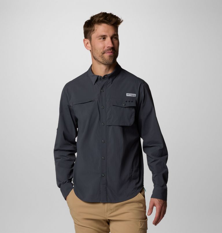 heren pfg wild cast shirt met lange mouwen