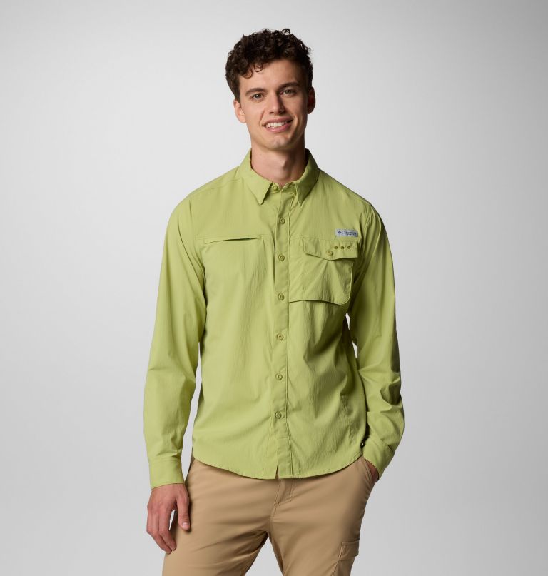 heren pfg wild cast shirt met lange mouwen