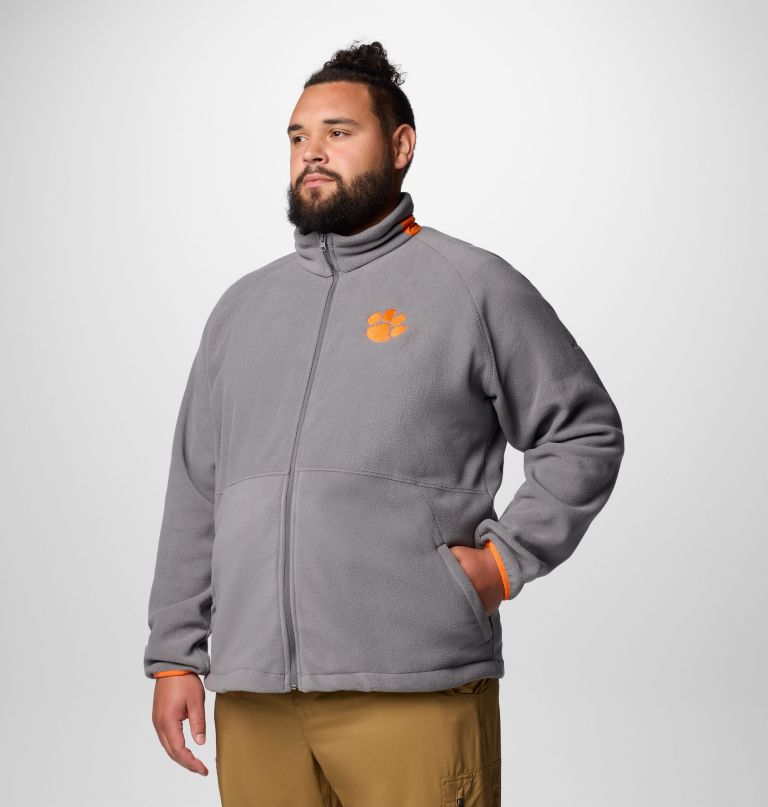 heren collegiate flanker iv fleece jacket - clemson - groot