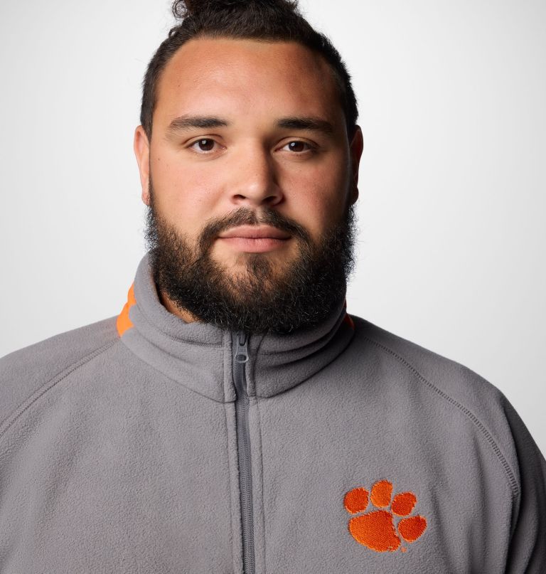 heren collegiate flanker iv fleece jacket - clemson - groot