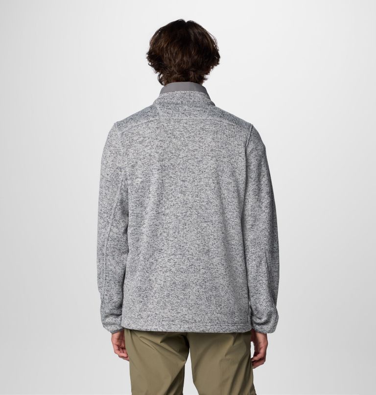 heren collegiate sweater weather fleece pullover met halve rits - clemson