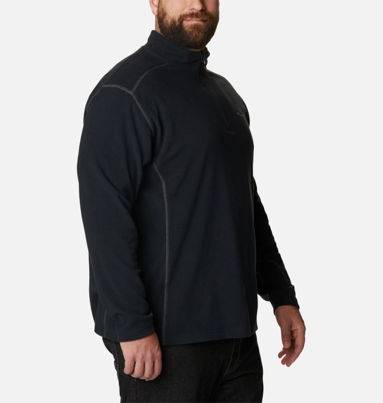 klamath range ii fleece trui met halve rits voor heren - grote maat