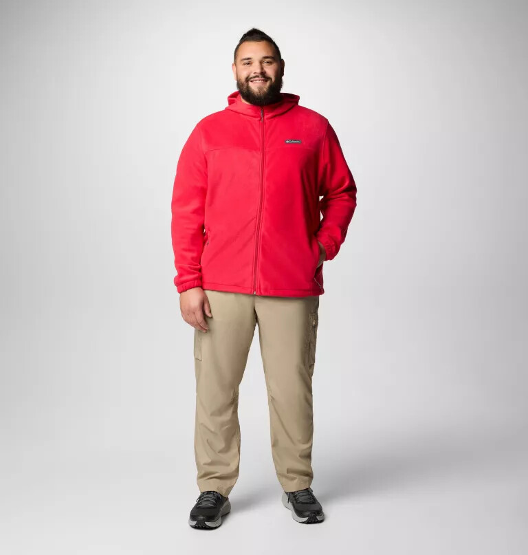 heren steens mountain fleece hoodie met volledige ritssluiting - groot