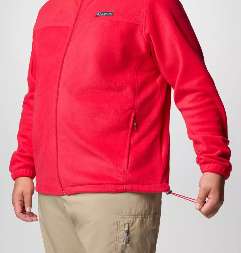heren steens mountain fleece hoodie met volledige ritssluiting - groot