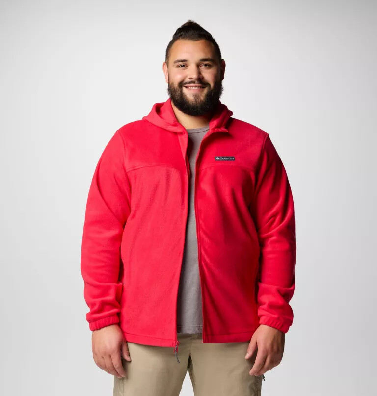 heren steens mountain fleece hoodie met volledige ritssluiting - groot