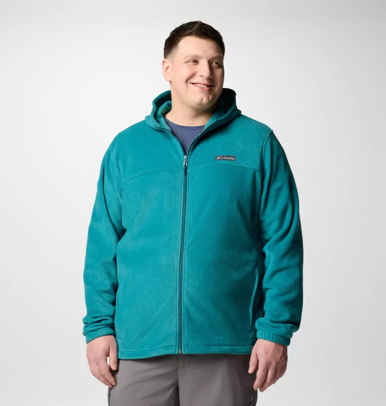 heren steens mountain fleece hoodie met volledige ritssluiting - groot