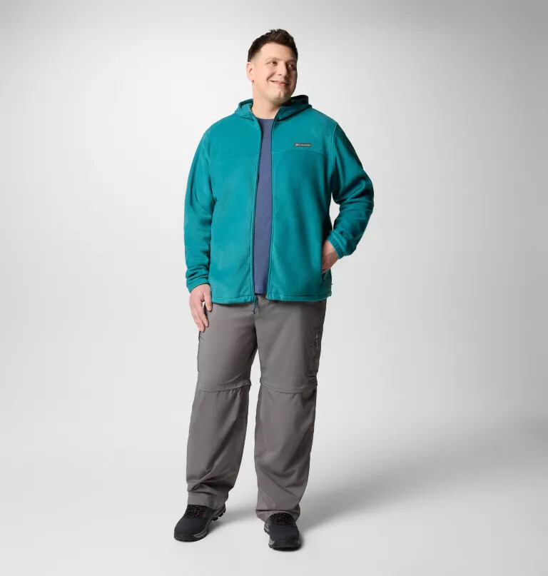 heren steens mountain fleece hoodie met volledige ritssluiting - groot