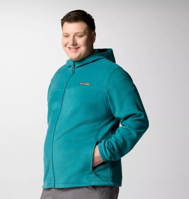 heren steens mountain fleece hoodie met volledige ritssluiting - groot