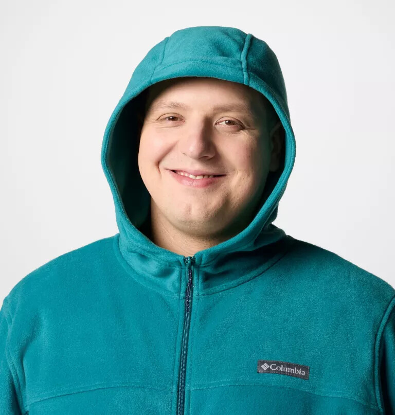 heren steens mountain fleece hoodie met volledige ritssluiting - groot