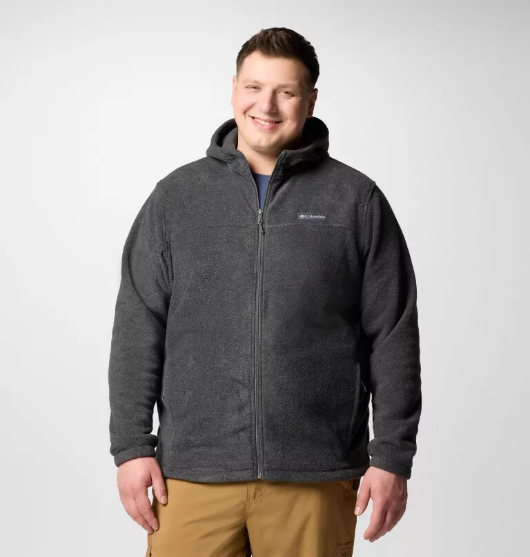 heren steens mountain fleece hoodie met volledige ritssluiting - groot