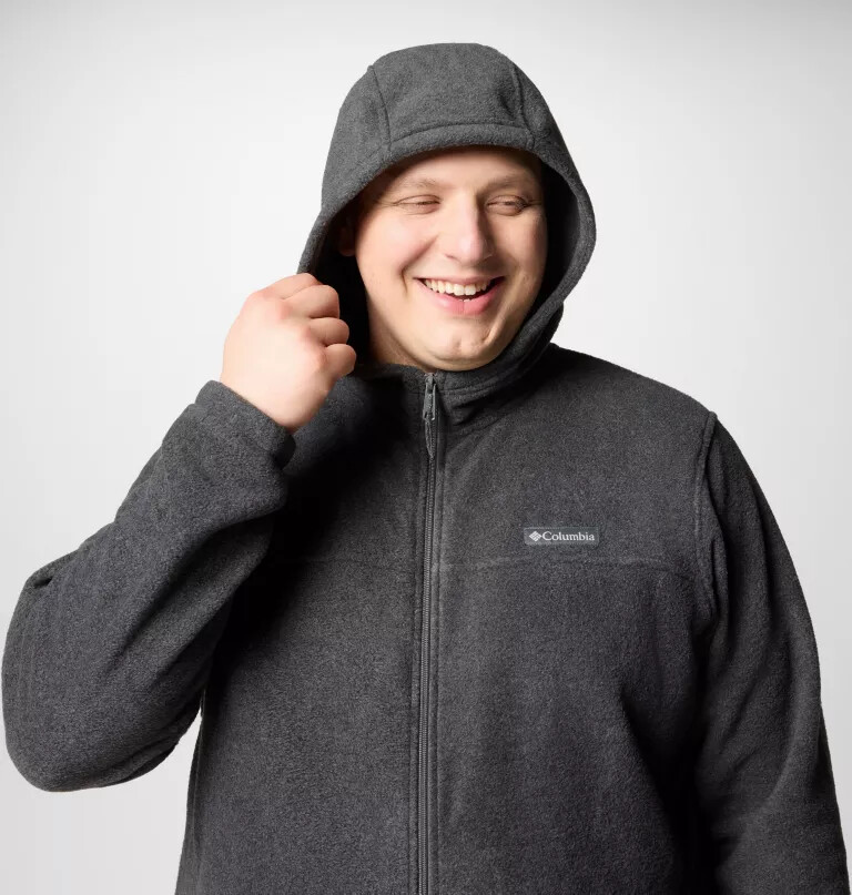 heren steens mountain fleece hoodie met volledige ritssluiting - groot