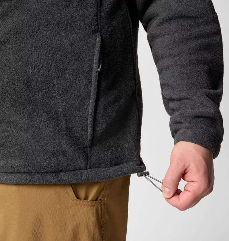 heren steens mountain fleece hoodie met volledige ritssluiting - groot