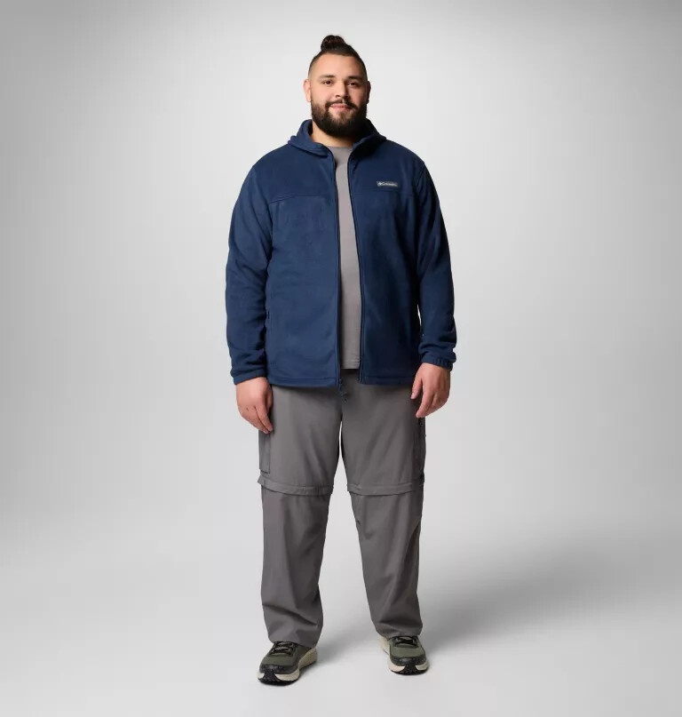 heren steens mountain fleece hoodie met volledige ritssluiting - groot