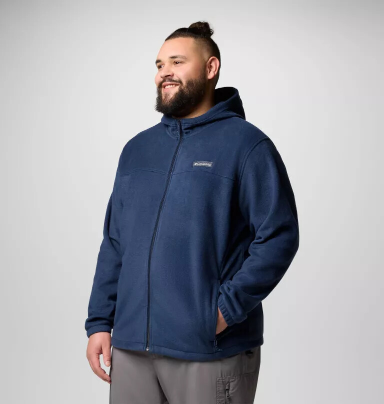 heren steens mountain fleece hoodie met volledige ritssluiting - groot