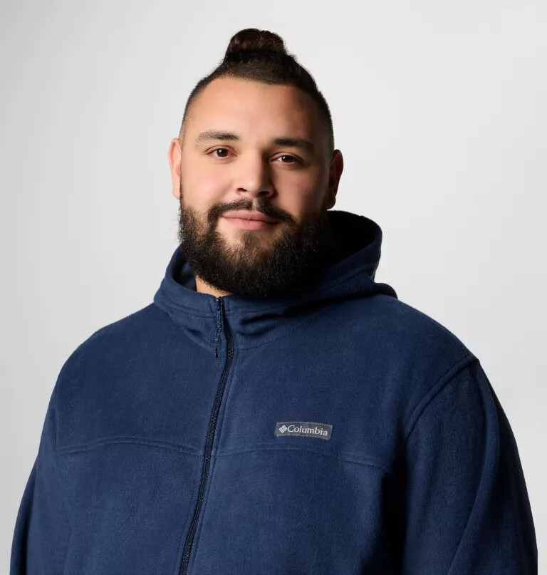 heren steens mountain fleece hoodie met volledige ritssluiting - groot