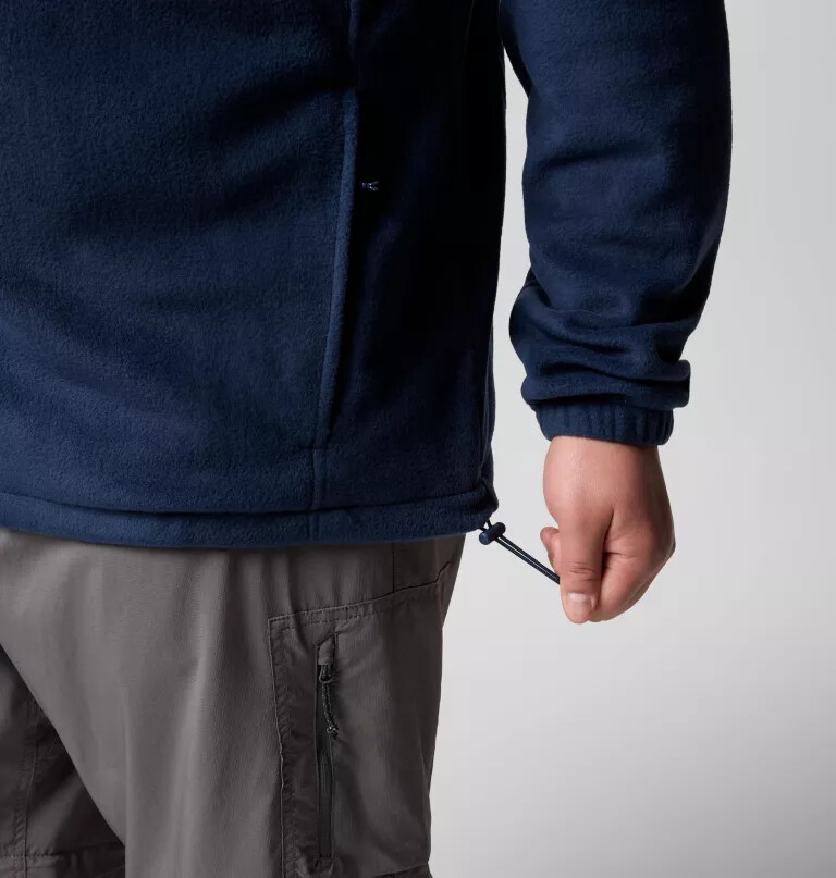 heren steens mountain fleece hoodie met volledige ritssluiting - groot