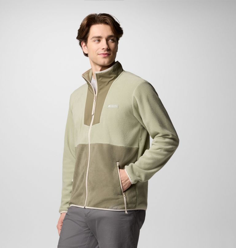 sequoia grove fleecevest met volledige ritssluiting voor heren - lang