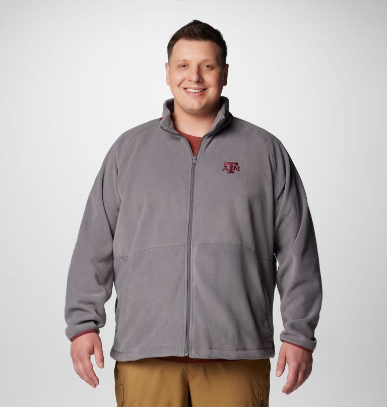 heren collegiate flanker iv fleece jacket - texas am - groot
