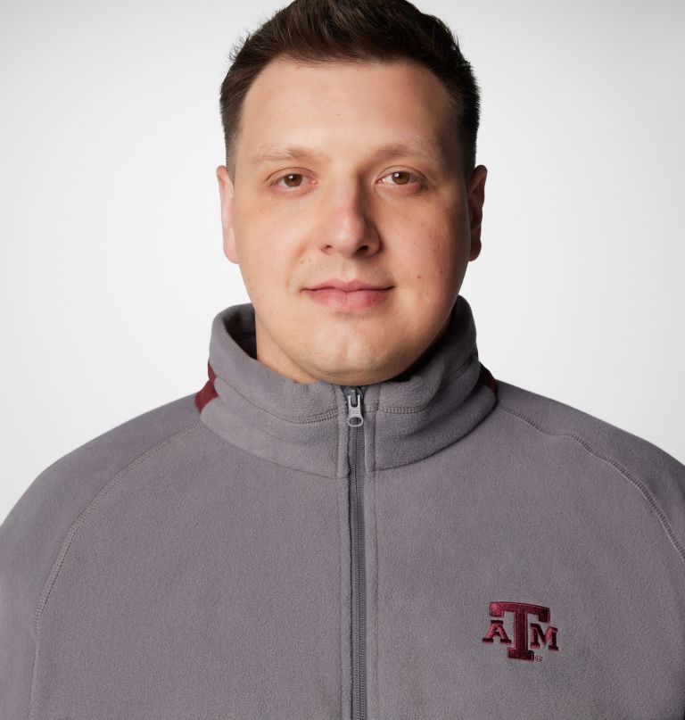 heren collegiate flanker iv fleece jacket - texas am - groot