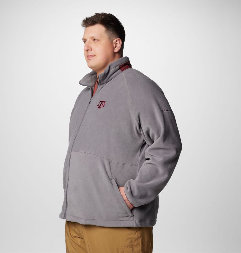 heren collegiate flanker iv fleece jacket - texas am - groot
