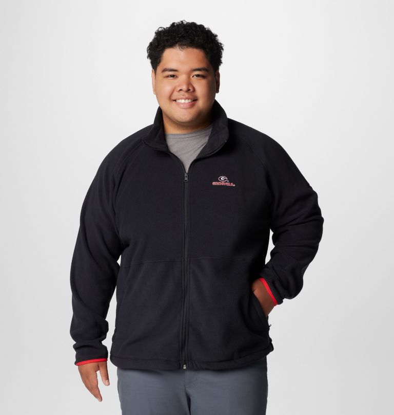 heren collegiate flanker iv fleece jacket - georgia - grote maten