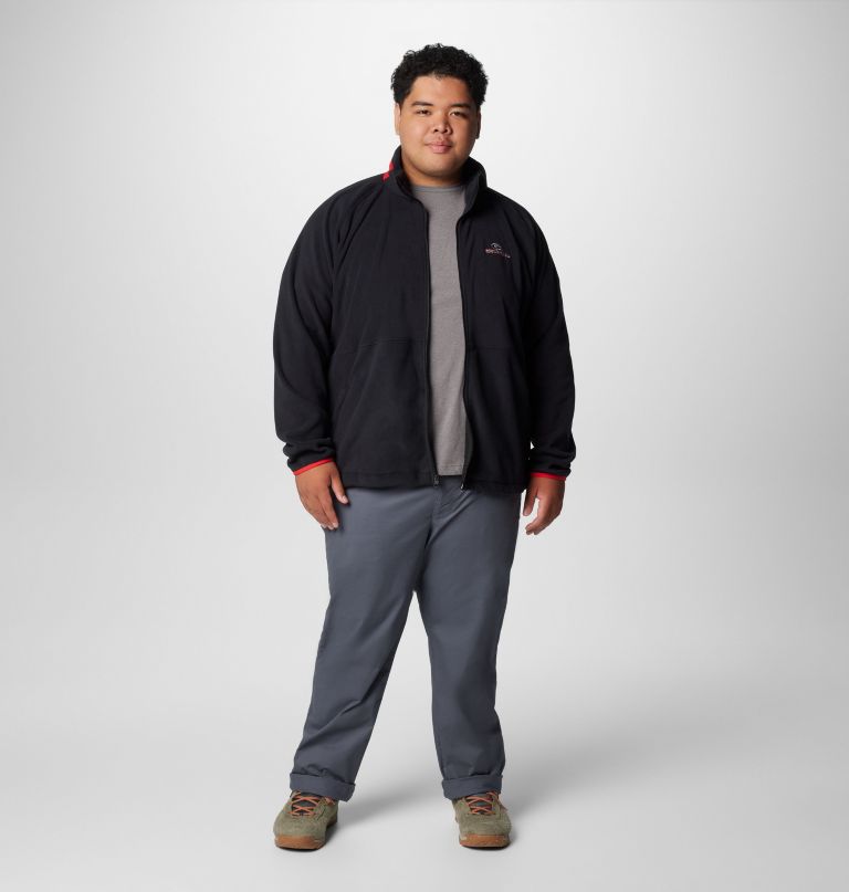heren collegiate flanker iv fleece jacket - georgia - grote maten