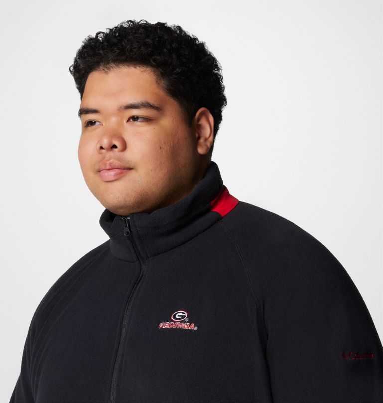 heren collegiate flanker iv fleece jacket - georgia - grote maten