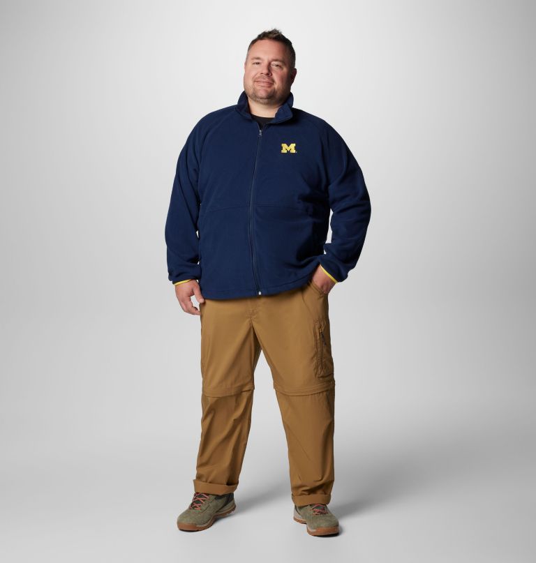 heren collegiate flanker iv fleece jacket - michigan - grote maten