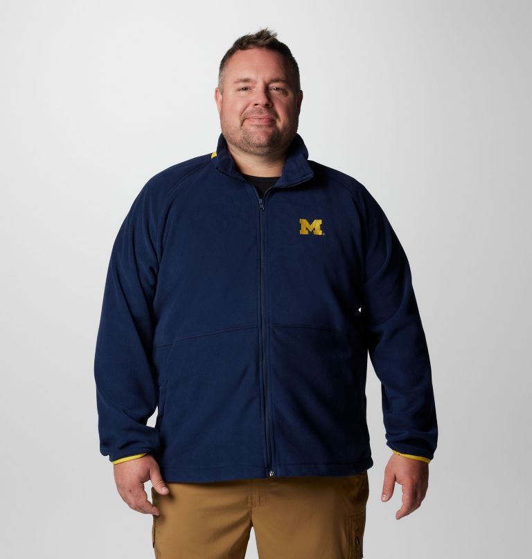heren collegiate flanker iv fleece jacket - michigan - grote maten