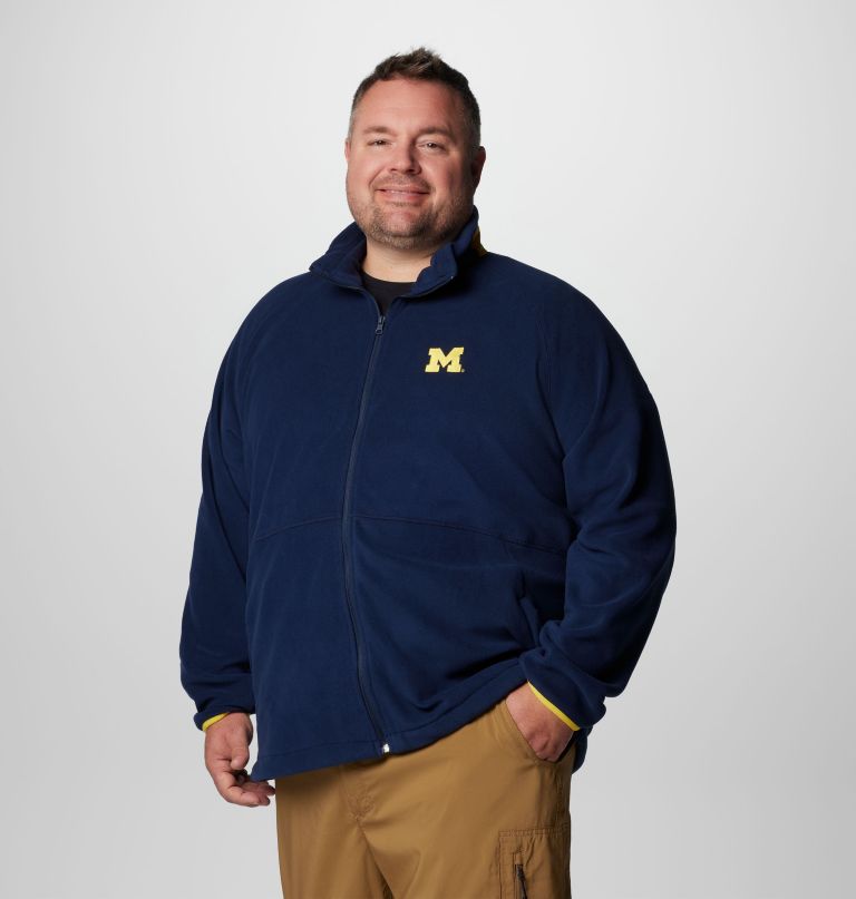 heren collegiate flanker iv fleece jacket - michigan - grote maten