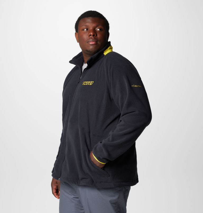 heren collegiate flanker iv fleece jacket - oregon - groot