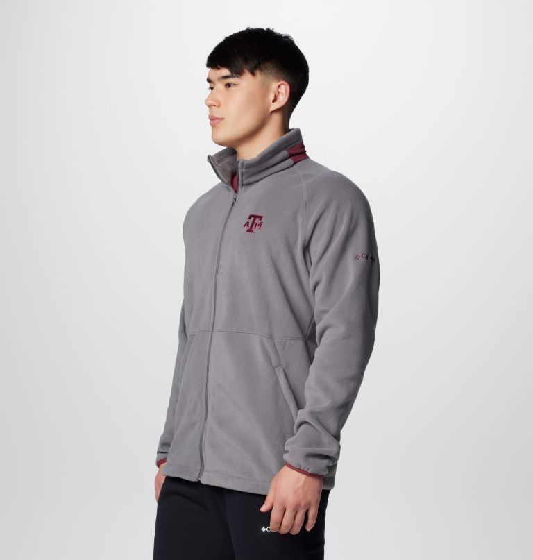heren collegiate flanker iv fleecejack - texas am - lang