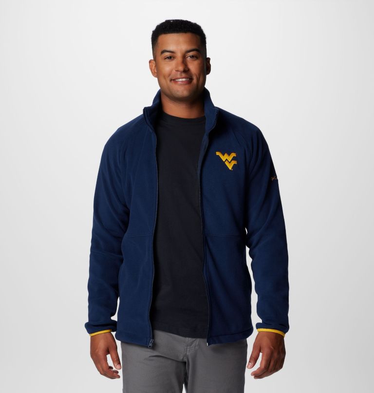 heren collegiate flanker iv fleece jacket - west virginia - lang