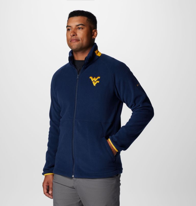 heren collegiate flanker iv fleece jacket - west virginia - lang